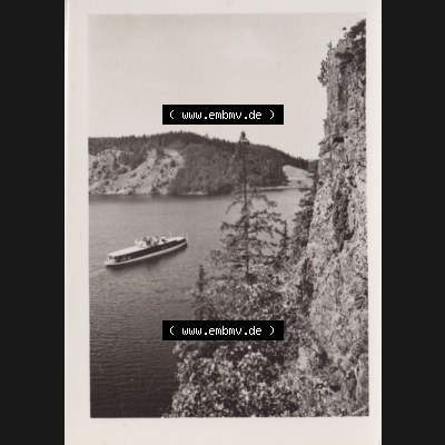 Fotos DDR, Bezirk Gera, Kreis Jena, Am Stausee der Saaletalsperre, Verlag Bildverlag Photo-König 1967, Lobenstein Totenfels und Zoopaten. Foto-Handabzüge... Sammlung