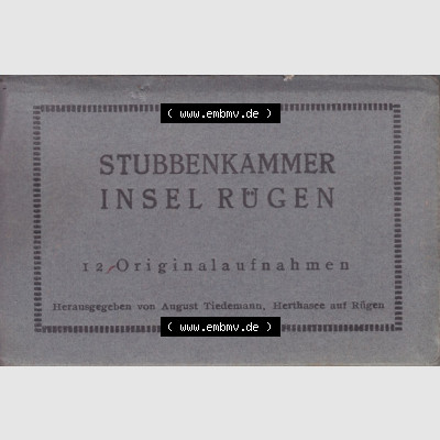 Fotos DDR Bezirk Rostock, Kreis Rügen, Insel Rügen Stubbenkammer, Leporello, 12 Originalaufnahmen, Verlag Hermann Marre, Kunstverlag Berlin W 30, Umschlag,... Sammlung