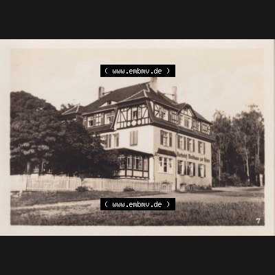 DDR Bezirk Gera, Landkreis Jena, Luftkurort Bad Klosterlausnitz, 10 Echt-Foto-Handabzüge, Albert Krebs, Leipzig S3 7) Kurhotel Waldhaus zur Köppe. Foto-Handabzüge... Sammlung