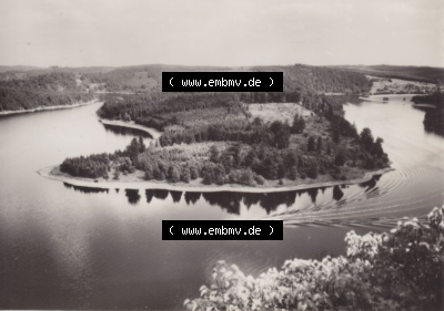Ortsteil Saalburg 1968, Blick vom Heinrichstein bei Ebersdorf, DDR-Zeiten Bezirk Gera Sammlung