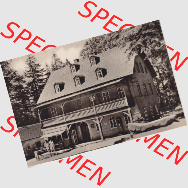 Fotos DDR, Bezirk Karl-Marx-Stadt, Ehrenfriedersdorf im Erzgebirge 1969, Heimatmuseum an den Greifensteinen. Fotos vom Verlag Erhard Neubert KG zu DDR-Zeiten 1969. Fotos... Sammlung