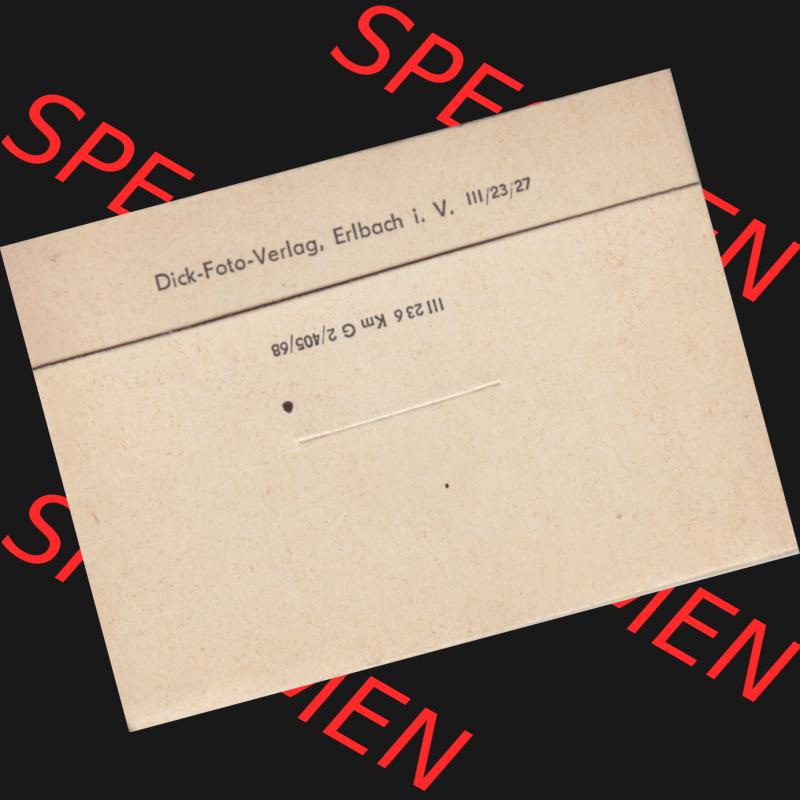 Fotos DDR Bezirk Suhl, Kreis Neuhaus, Schwarzatal in Thüringen der DDR, 10 Dick-Fotos, Dick-Foto-Verlag, Erlbach I. V. III/23/24, III 23 6... Sammlung