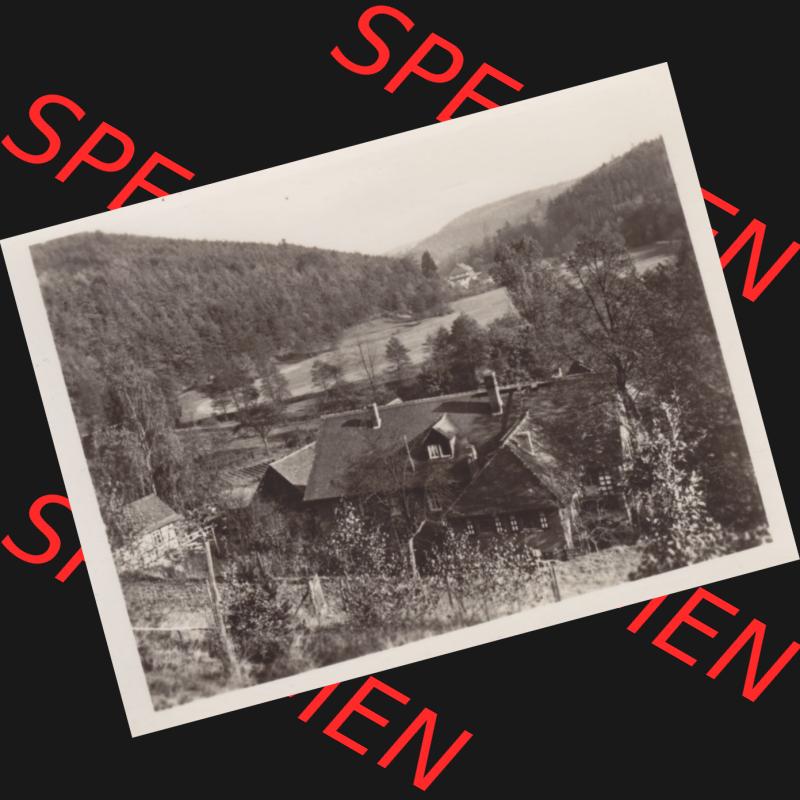 Fotos DDR Bezirk Gera, Kreis Eisenberg, Eisenberg (Thüringen), 10 Echte Fotos Ansichten Foto-Mappe Wald- und Amtsschreibermühle. Foto-Abzüge aus DDR-Zeiten... Sammlung