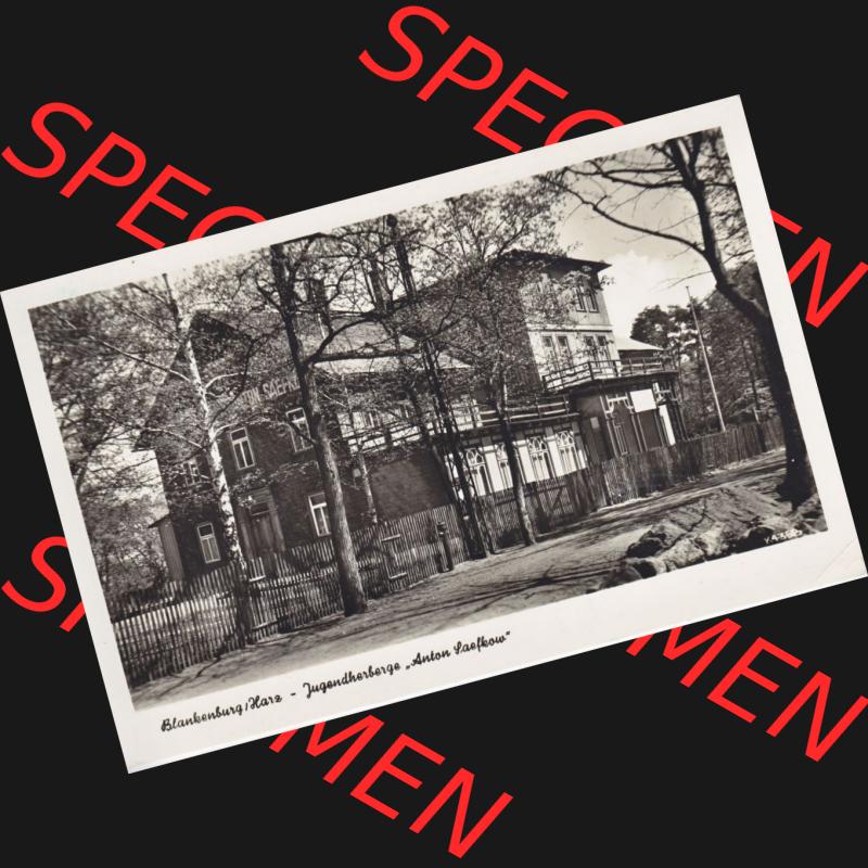 Ansichtskarte in s/w DDR, Bezirk Magdeburg, Blankenburg, Harz. Ansichtskarte bzw. Postkarte aus DDR-Zeiten Bezirk Magdeburg der Deutschen Demokratischen Republik vom... Sammlung