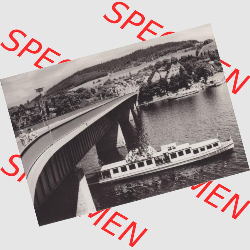 Fotos DDR Bezirk Gera, Kreis Schleiz, Stadt Saalburg-Ebersdorf, Ortsteil Saalburg 1968, 10 Dick-Fotos vom Dick-Foto-Verlag Erlbach i. V., Foto-Mappe 5064 Saalburg... Sammlung