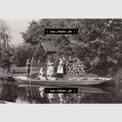 Fotos DDR Bezirk Cottbus, Kreis Lübben, Spreewald 1980, Foto-Mappe mit 10 Ansichten vom Spreewald 1980 We Blotach (0007) - Fotos DDR Bezirk Cottbus, Kreis Lübben,... Sammlung