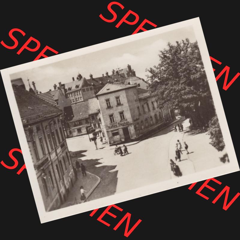 Fotos DDR Bezirk Gera, Kreis Eisenberg, Eisenberg (Thüringen), 10 Echte Fotos Ansichten Foto-Mappe Am kleinen Brühl. Foto-Abzüge aus DDR-Zeiten Bezirk... Sammlung