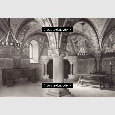 Fotos DDR, Bezirk Erfurt, Kreis Eisenach, Stadt Eisenach, Burg Wartburg mit 10 Foto-Ansichten-Mappe 1973 Kemenate der Heiligen Elizabeth (1). Fotos aus DDR-Zeiten... Sammlung