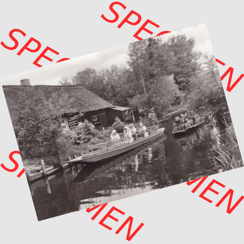 Fotos DDR Bezirk Cottbus, Kreis Lübben, Spreewald 1980, Foto-Mappe mit 10 Ansichten vom Spreewald 1980 We Blotach (0006) - Fotos DDR Bezirk Cottbus, Kreis Lübben,... Sammlung