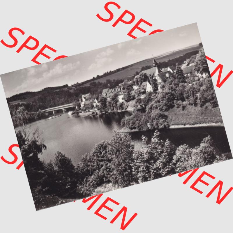 Fotos DDR Bezirk Gera, Kreis Schleiz, Stadt Saalburg-Ebersdorf, Ortsteil Saalburg 1968, 10 Dick-Fotos vom Dick-Foto-Verlag Erlbach i. V., Foto-Mappe 3029 Saalburg... Sammlung