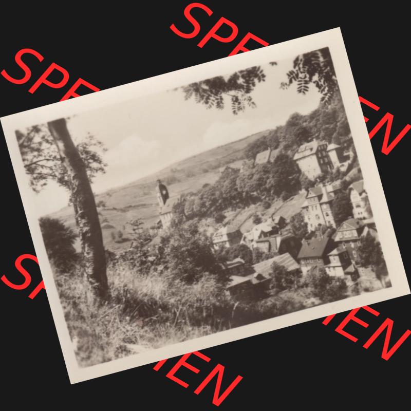 DDR Bezirk Suhl, Kreis Neuhaus am Rennweg, Stadt Lauscha mit 10 Echten Fotos aus Foto-Mappe von 1956, Lauscha in Thüringen. Foto-Abzüge aus DDR-Zeiten Bezirk Suhl der... Sammlung