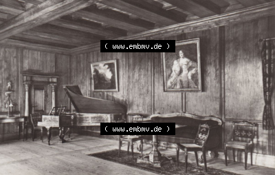 Herrschaftliches Wohnzimmer Biedermeier um 1840, DDR-Zeiten Bezirk Karl-Marx-Stadt Sammlung
