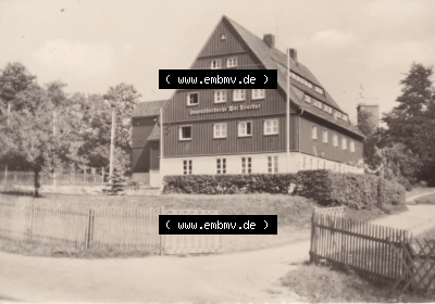 Fotos DDR, Bezirk Karl-Marx-Stadt, Kreis Brand-Erbisdorf, Klein-Stadt Frauenstein Jugendherberge Max Rauscher. Fotos in s/w bzw.... Sammlung