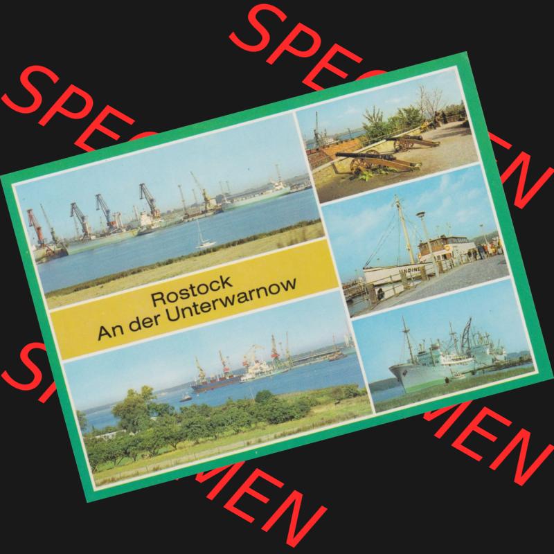 Ansichtskarten DDR Bezirk Rostock, Stadtkreis Rostock, Hansestadt Rostock Rostock An der Unterwarnow, Überseehafen, Fischerbastion, Anlegestelle Kabutzenhof. Alte... Sammlung