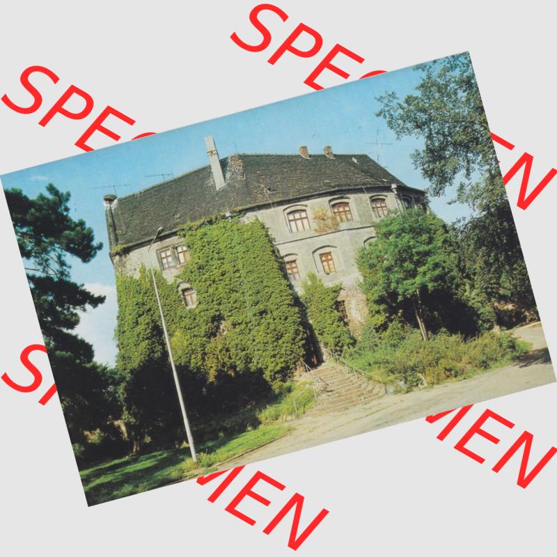 Ansichtskarten DDR Burgen unserer Heimat 1990, Roßlau an der Elbe, Burg. Alte Ansichtskarten aus einer Mappe aus dem Jahr 1990 der DDR, Produziert und vertrieben in der Deutschen... Sammlung