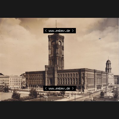 Ansichtskarten DDR Bezirk Berlin, Stadt Berlin in s/w / schwarzweiß, Dick-Foto-Verlag, Erlbach im Vogtland 1963, Mir Rathaus in Berlin. Stadtansichten der Stadt... Sammlung