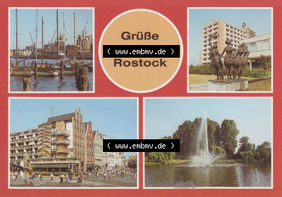 DDR Bezirk Rostock, Stadtkreis Rostock, Hansestadt Rostock allgemein im online Katalog für Sammler Sammlung