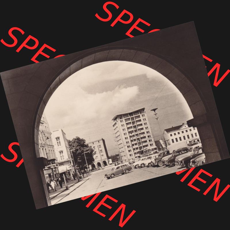 Ansichtskarte DDR Bezirk Rostock, Stadtkreis Rostock, Hansestadt Rostock Ansicht 1963, Rostock Hochhaus am Ernst-Thälmann-Platz, Einbildkarte. Alte Ansicht in der DDR... Sammlung