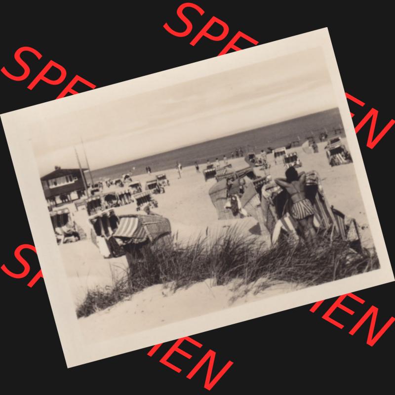 Fotos DDR Bezirk Rostock, Kreis Rügen, Ostseebad Baabe Mappe mit alter Ansicht von 1955, 644 Strand. DDR Bezirk Rostock, Kreis Rügen, Ostseebad Baabe auf... Sammlung