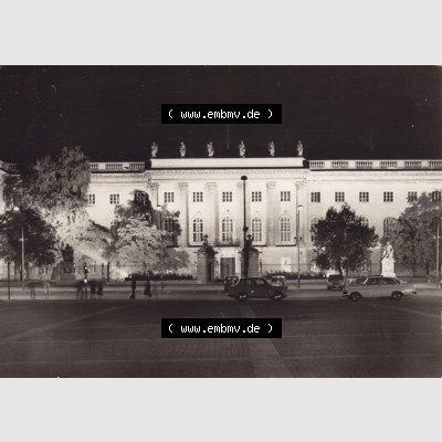 Ansichtskarten DDR Bezirk Berlin, Stadt Berlin in s/w / schwarzweiß, Graphokopie H. Sander K.G. Berlin 1969, Humboldt-Universität. Stadtansichten... Sammlung