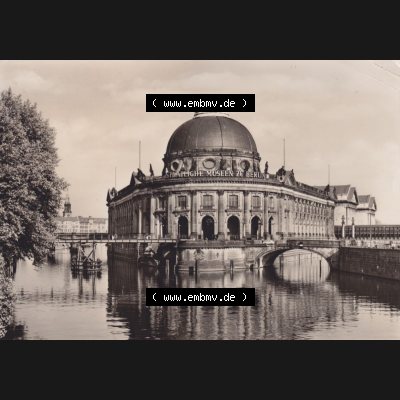 Ansichtskarten DDR Bezirk Berlin, Stadt Berlin in s/w / schwarzweiß, Dick-Foto-Verlag, Erlbach im Vogtland 1964, Staatliche Museen zu Berlin. Stadtansichten... Sammlung