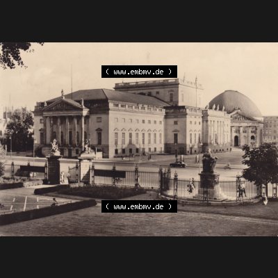 Ansichtskarten DDR Bezirk Berlin, Stadt Berlin in s/w 1960, Deutsche Staatsoper. Stadtansichten der Stadt Berlin, mit alter Ansicht in Schwarzweiß der Hauptstadt der... Sammlung