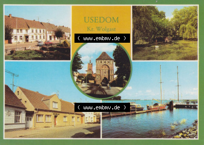 Kreis Wolgast, Insel Usedom 1985, Markt, Park, Klubhaus, Anklamer Tor, Hafen Sammlung