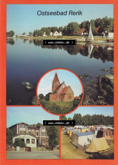Ostseebad Rerik 1986, Am Salzhaff, Kirche, Rat der Stadt, Alte Ansichtskarte der DDR Bezirk Rostock, Kreis Bad Doberan, Ostseebad... Sammlung