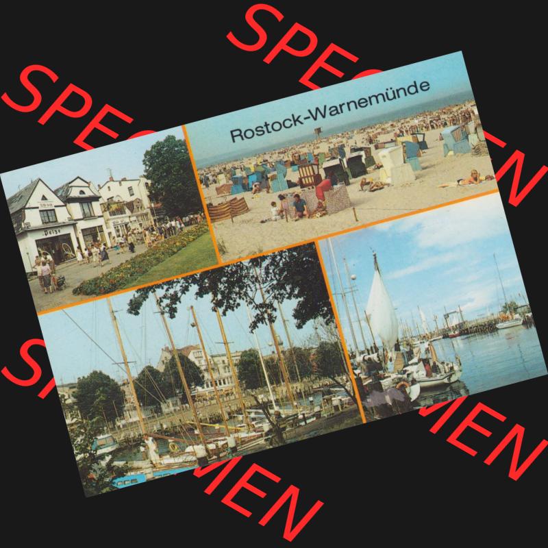 Ansichtskarten DDR Bezirk Rostock, Stadtkreis Rostock, Hansestadt Rostock-Warnemünde Am Strom, Strand, Am Alten Strom. DDR Bezirk Rostock, Stadtkreis Rostock,... Sammlung