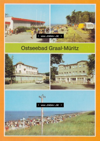 DDR Bezirk Rostock, Kreis Rostock, Ostseebad Graal-Müritz der DDR, Fotos, online Katalog für Ansichtskarten und Fotos aus DDR-Zeiten Sammlung