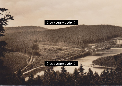 Stadt Oberhof Ansicht von 1962, 5524 Lütschetalsperre in Thüringen. Sammlung
