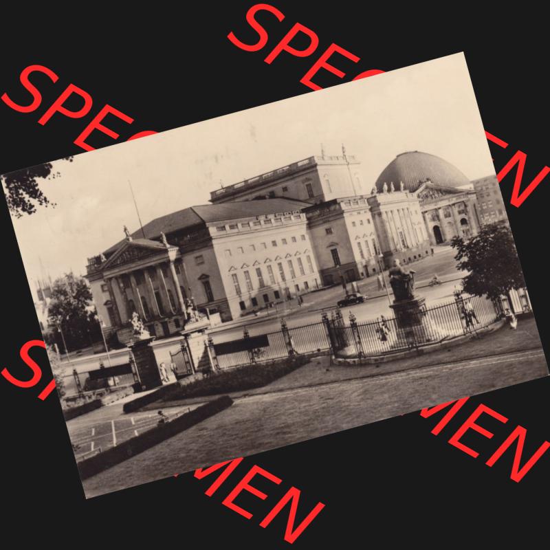 Ansichtskarten DDR Bezirk Berlin, Stadt Berlin in s/w 1960, Deutsche Staatsoper. Stadtansichten der Stadt Berlin, mit alter Ansicht in Schwarzweiß der Hauptstadt der... Sammlung