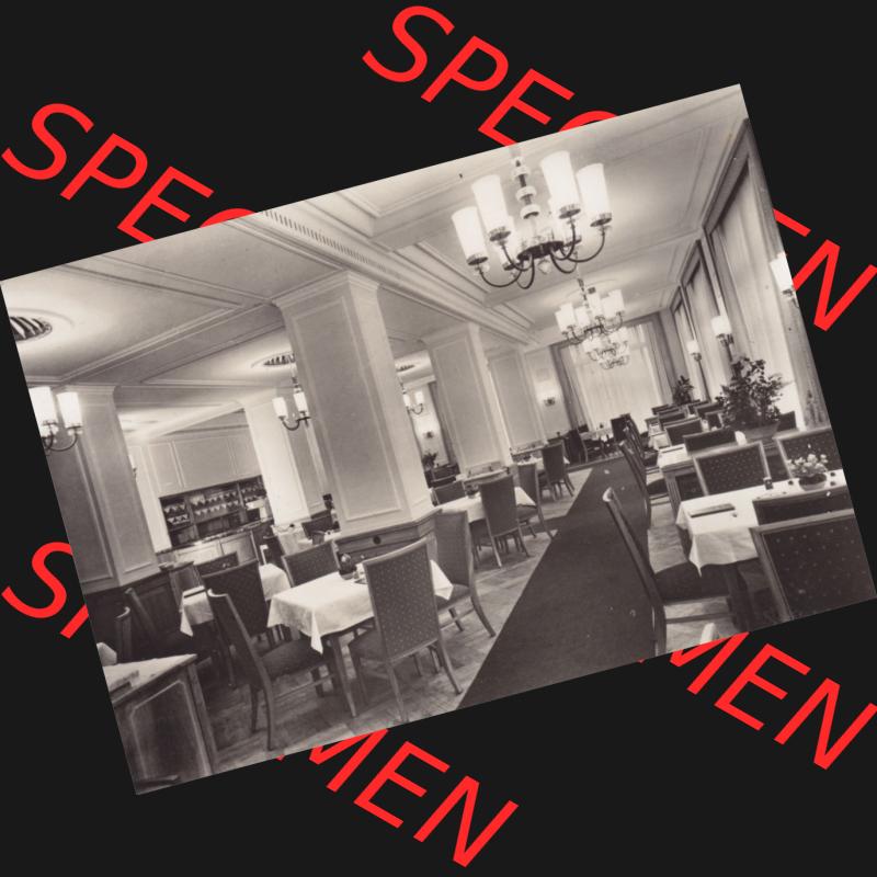 Ansichtskarten DDR Bezirk Berlin, Stadt Berlin in s/w / schwarzweiß, Graphokopie H. Sander K.G. Berlin 1965, HO-Gaststätte Budapest. Stadtansichten... Sammlung