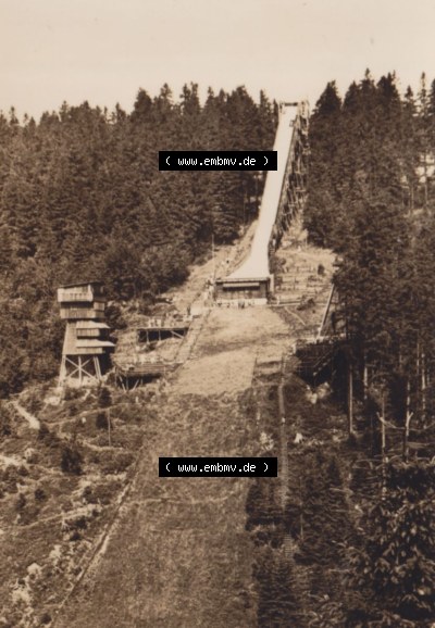 Stadt Oberhof Ansicht von 1962, 5516 Thüringen-Schanze. Sammlung