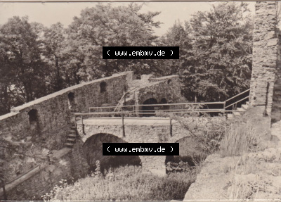 Fotos DDR, Bezirk Karl-Marx-Stadt, Kreis Brand-Erbisdorf, Klein-Stadt Frauenstein Burgruine Frauenstein Kreis Brand-Erbisdorf.... Sammlung