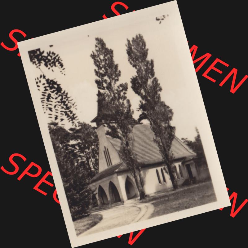Fotos DDR Bezirk Rostock, Kreis Rügen, Ostseebad Baabe Mappe mit alter Ansicht von 1955, 645 Kirche von Baabe. DDR Bezirk Rostock, Kreis Rügen, Ostseebad... Sammlung