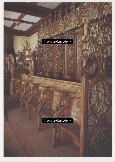 Ansichtskarten DDR Bezirk Leipzig, Kreis Altenburg, Schloss Altenburg 1988, Konzerthalle Schlosskirche Altenburg (1). Alte Ansichtskarten... Sammlung