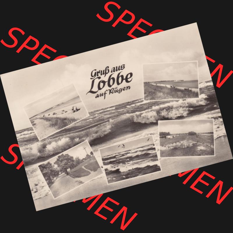 Ansichtskarten DDR Bezirk Rostock, Kreis Rügen, Fischer-Dorf Lobbe auf der Insel Rügen gelegenen Halbinsel Mönchgut 1967, Lobbe auf Rügen vom Verlag Heldge-Verlag... Sammlung