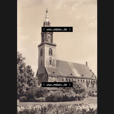Ansichtskarte DDR Bezirk Berlin, Stadt Berlin in s/w 1963, Gebrüder Garloff KG, Magdeburg, Berlin - Marienkirche. Stadtansichten der Stadt Berlin, mit Ansicht... Sammlung