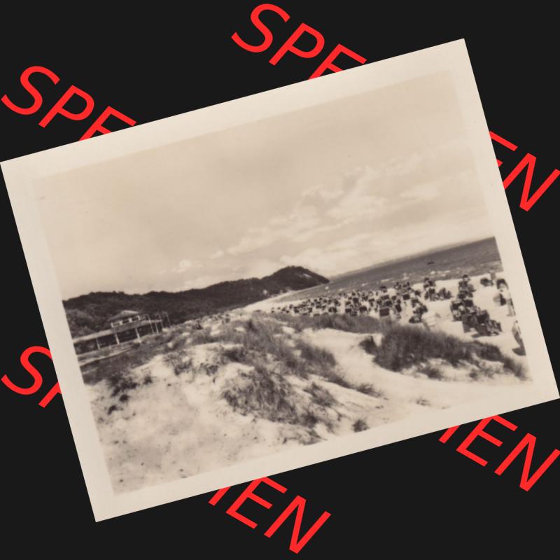 Fotos DDR Bezirk Rostock, Kreis Rügen, Ostseebad Baabe Mappe mit alter Ansicht von 1955, 650 Am Strand. DDR Bezirk Rostock, Kreis Rügen, Ostseebad Baabe auf... Sammlung