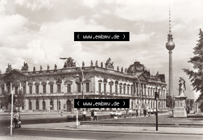 Stadt Berlin in s/w 1977, Museum für Deutsche Geschichte, Unter den Linden. Stadtansichten der Stadt Berlin, mit alter Ansicht... Sammlung