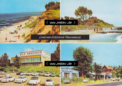 Ansichtskarte bzw. Postkarte aus DDR-Zeiten, Bezirk Rostock, Kreis Ribnitz-Damgarten, Ostseebad Ahrenshoop der DDR Sammlung