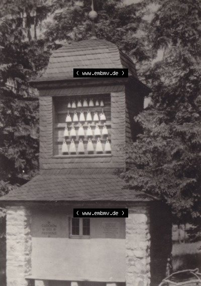 Osterzgebirge 1974, Kurort Bärenfels, Glockenturm, DDR-Zeiten Bezirk Dresden Osterzgebirge Sammlung
