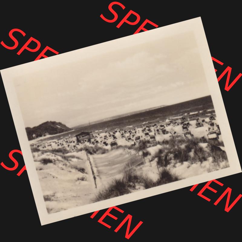 Fotos DDR Bezirk Rostock, Kreis Rügen, Ostseebad Baabe Mappe mit alter Ansicht von 1955, 643 Badestrand. DDR Bezirk Rostock, Kreis Rügen, Ostseebad Baabe... Sammlung