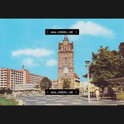 Ansichtskarten DDR Bezirk Rostock, Stadtkreis Rostock, Hansestadt Rostock 1979, Rostocker Kröpeliner Tor. Alte Ansicht in der DDR, Bezirk Rostock, Stadtkreis Rostock,... Sammlung