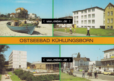 Alte Ansichtskarte der DDR Bezirk Rostock, Kreis Bad Doberan, Ostseebad Kühlungsborn im online Katalog Sammlung