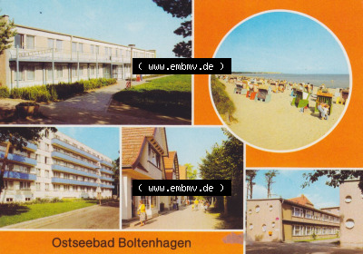 Ostseebad Boltenhagen 1983, FDGB-Urlauberdorf, Strand, FDGB-Erholungsheim, Blindenkurheim Sammlung