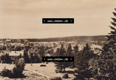 Stadt Oberhof Ansicht von 1962, 5522 Gesamtansicht Oberhof. Sammlung