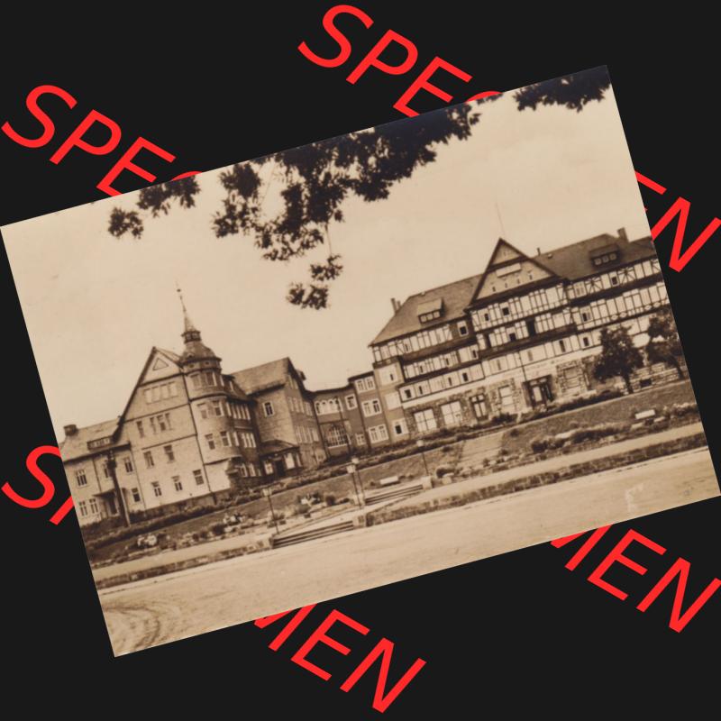 Alte Fotos DDR Bezirk Suhl, Kreis Schmalkalden-Meiningen, Stadt Oberhof Ansicht von 1962, 5509 Ernst-Thälmann-Haus. Sammlung