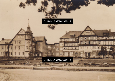 Stadt Oberhof Ansicht von 1962, 5509 Ernst-Thälmann-Haus. Sammlung